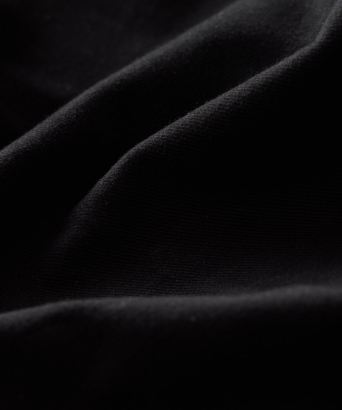 Italian Brushed Cotton Gurkha Trouser - Faded Black