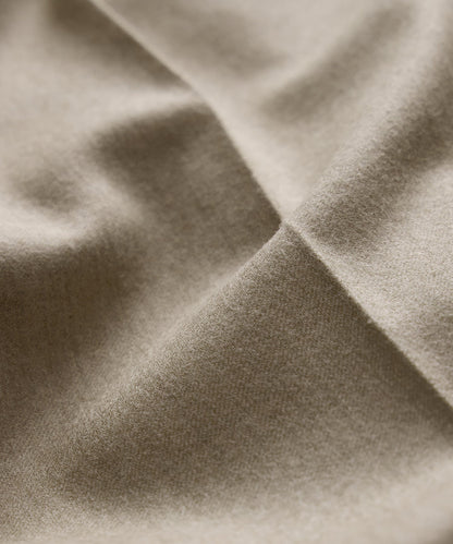 Italian Flannel Sutton Trouser - Oatmeal