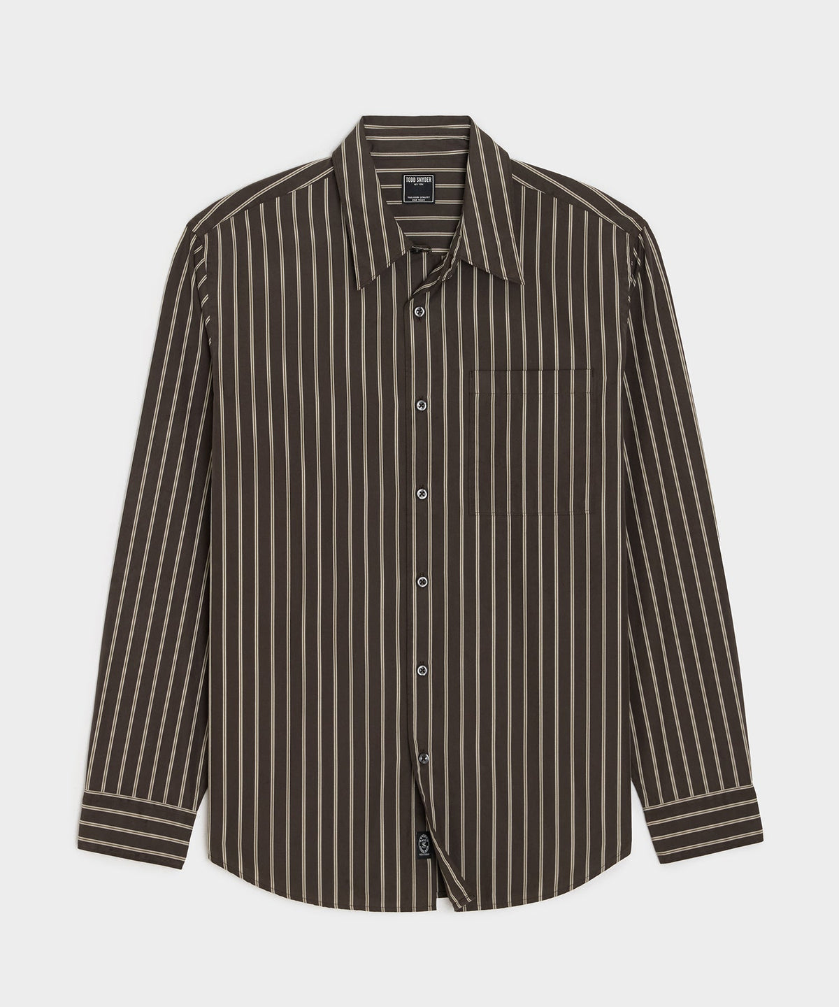 Poplin Big Shirt - Brown
