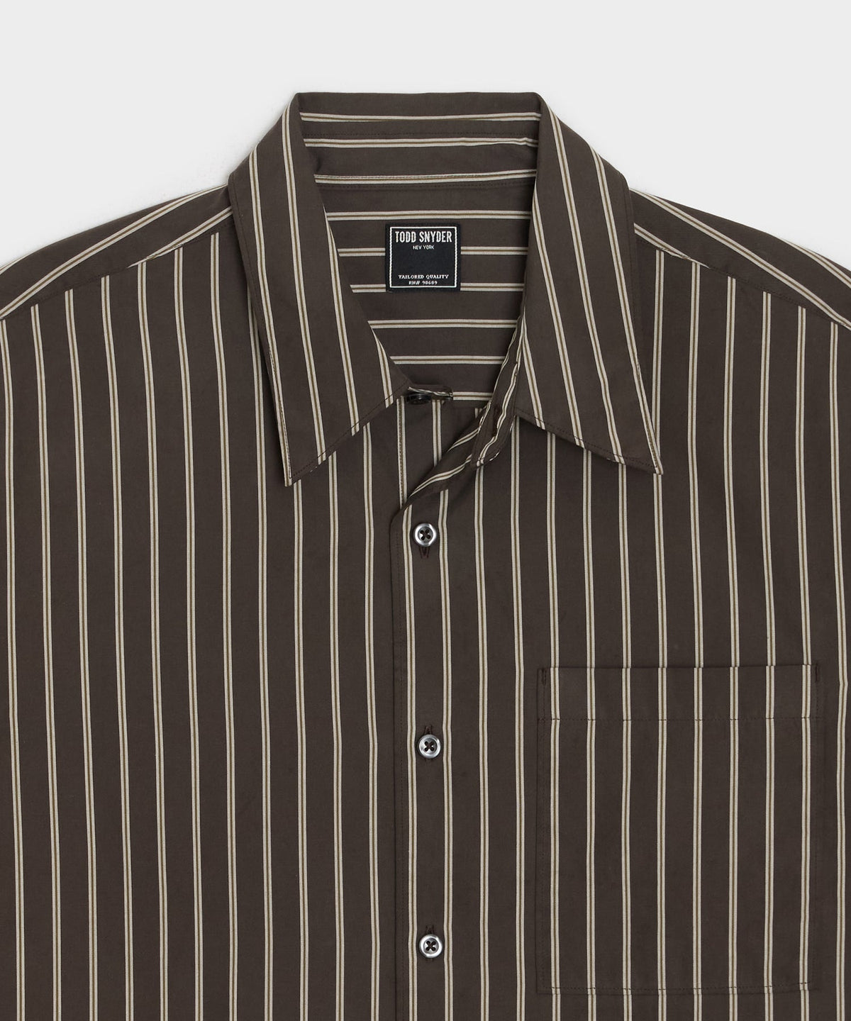 Poplin Big Shirt - Brown