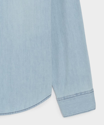 Denim Point Collar Shirt - Indigo