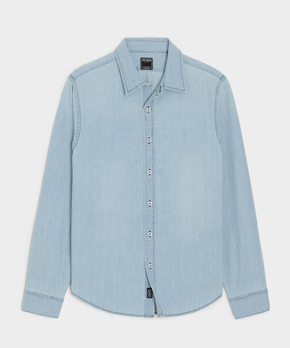 Denim Point Collar Shirt - Indigo