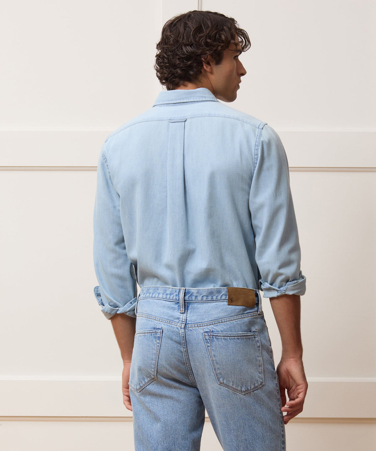 Denim Point Collar Shirt - Indigo