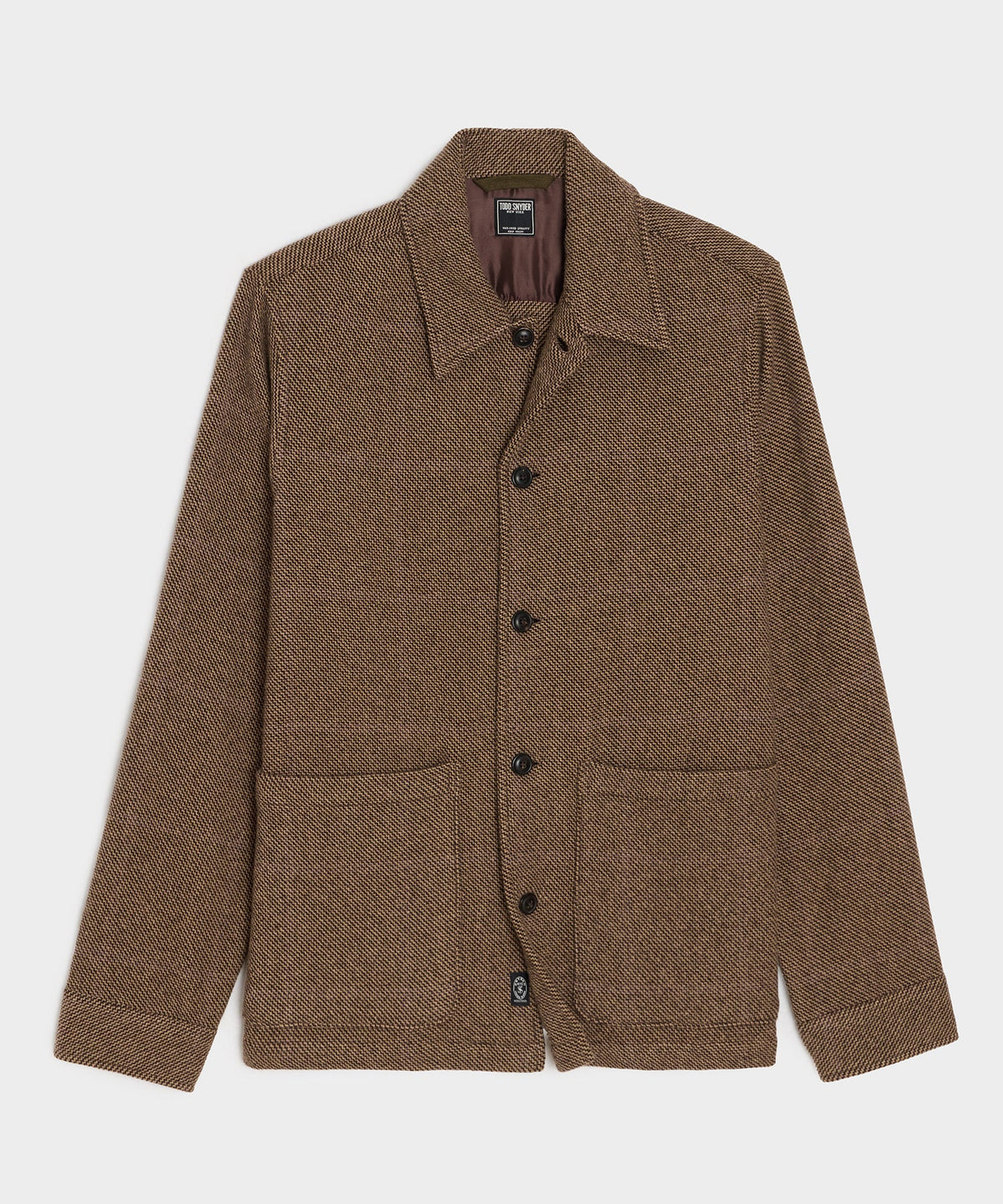 Italian Cashmere-Wool Chore Coat - Brown