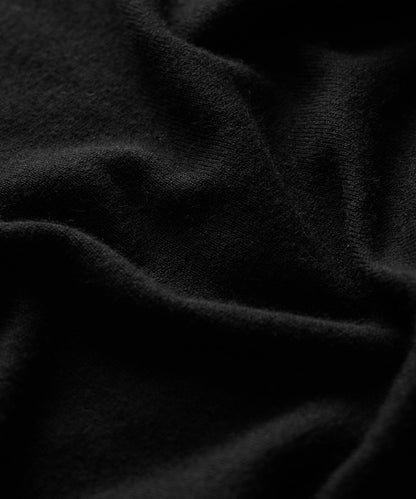 Silk-Cashmere Turtleneck Sweater - Black