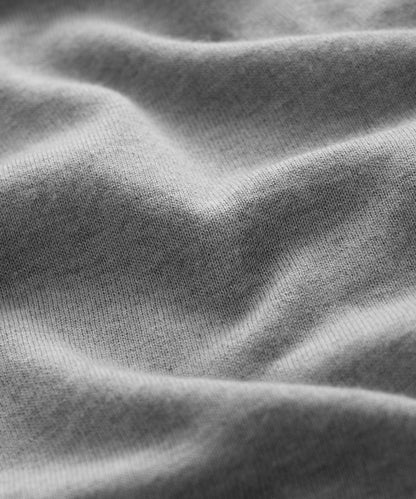 Silk-Cashmere Turtleneck Sweater - Light Grey Heather