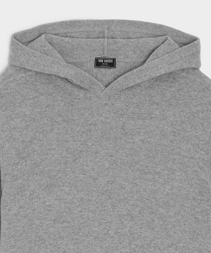 Cashmere Hoodie - Grey Heather