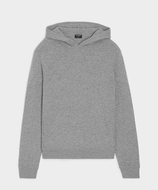 Cashmere Hoodie - Grey Heather