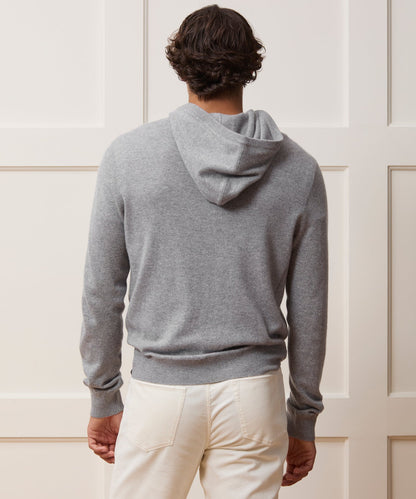 Cashmere Hoodie - Grey Heather