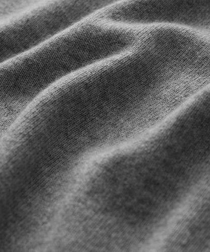 Cashmere Crewneck - Grey Heather