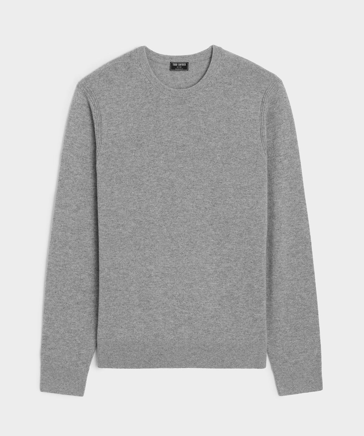 Cashmere Crewneck - Grey Heather