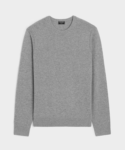 Cashmere Crewneck - Grey Heather