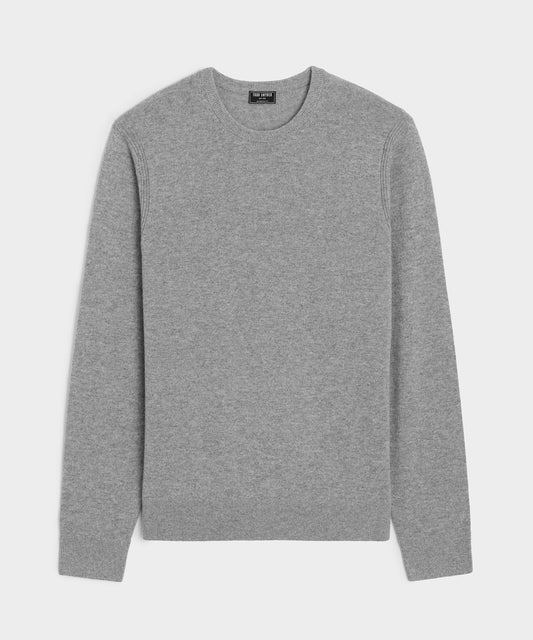 Cashmere Crewneck - Grey Heather