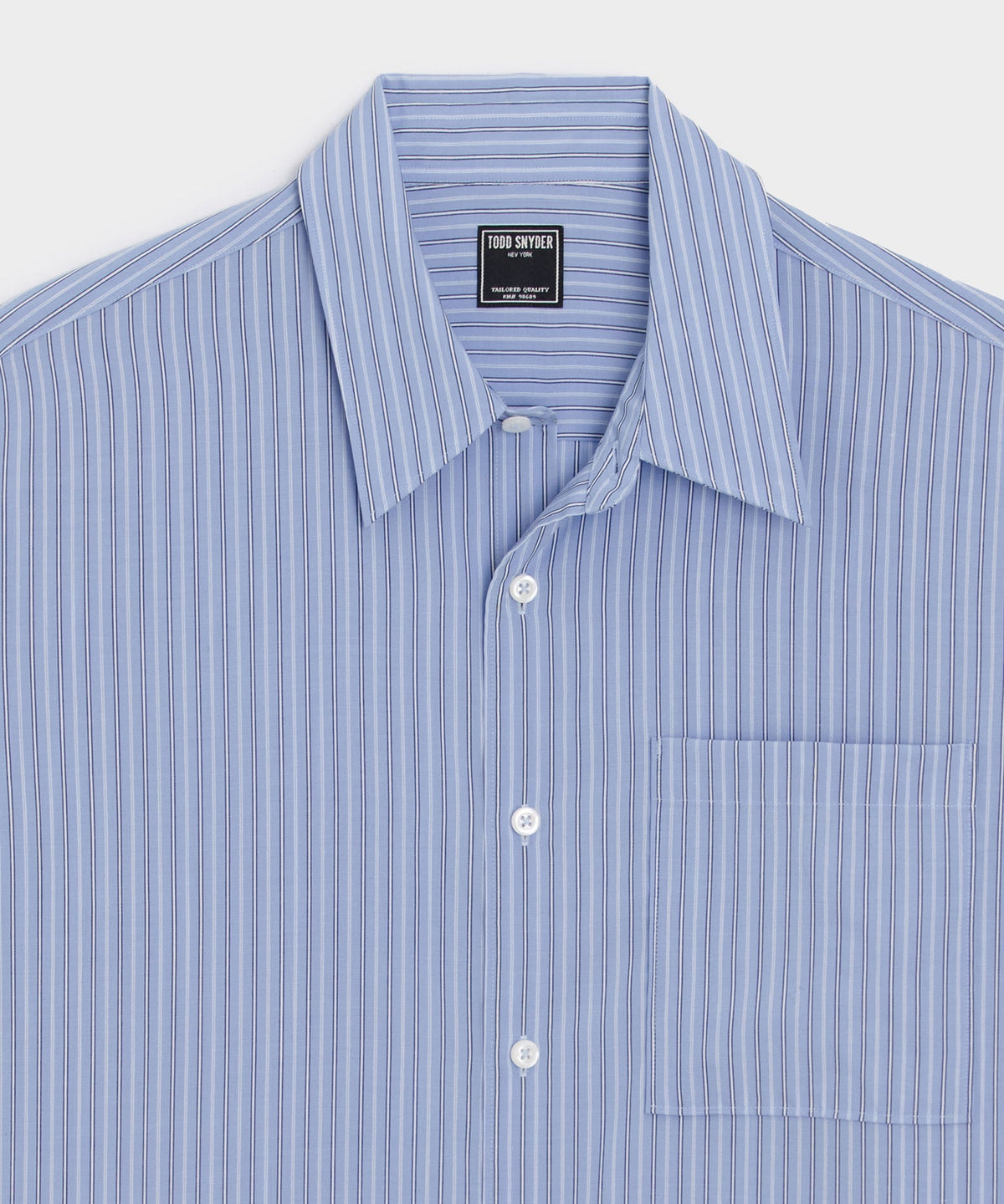 Rayon Big Shirt - Blue