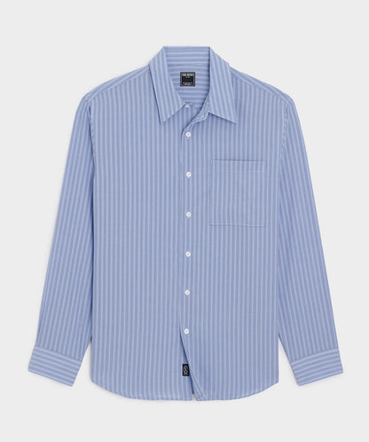 Rayon Big Shirt - Blue