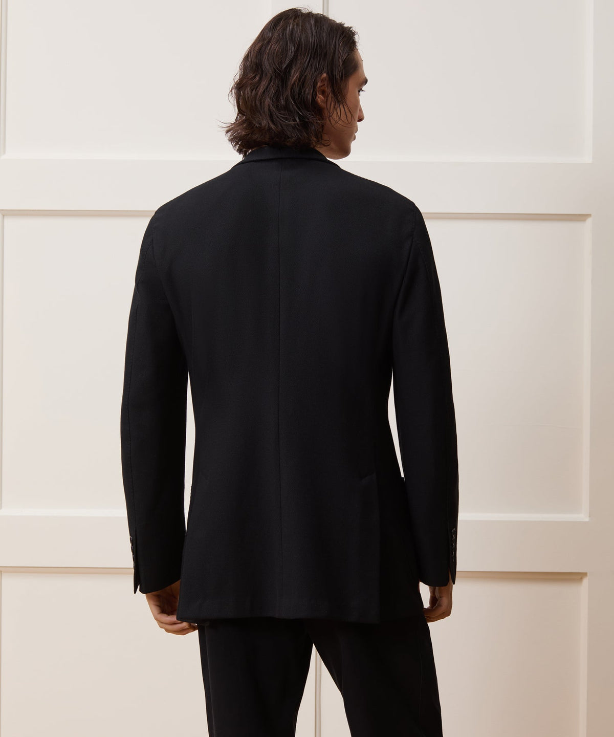 Italian Knit Wythe Sport Coat - Black