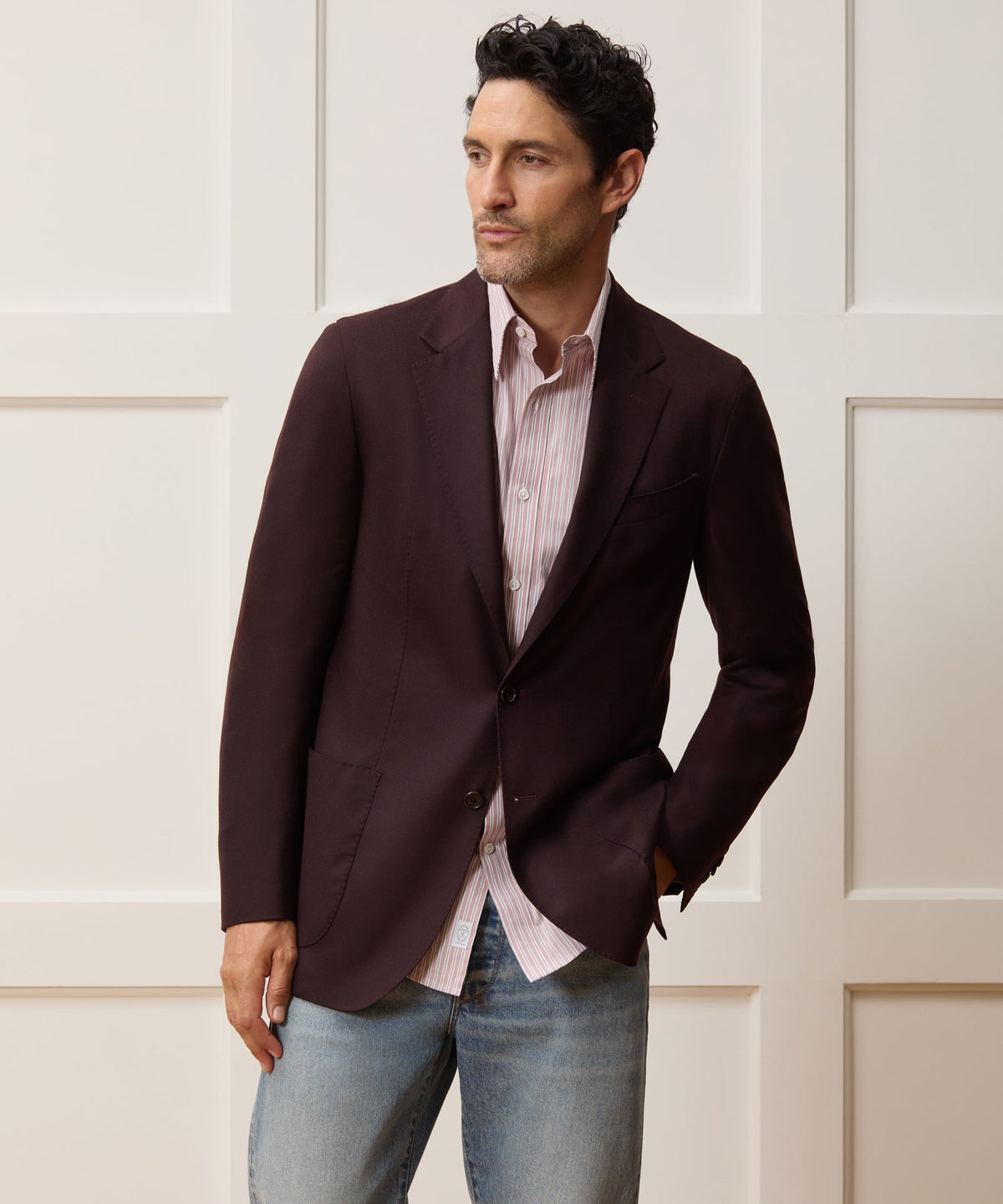 Italian Flannel Sport Coat - Raisin