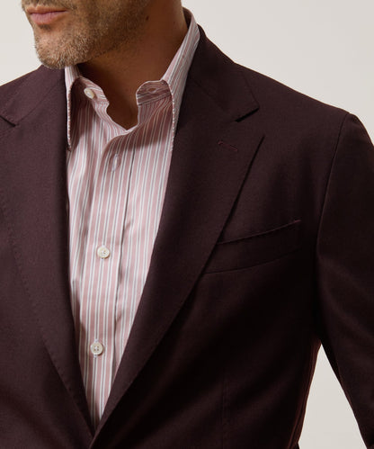 Italian Flannel Sport Coat - Raisin