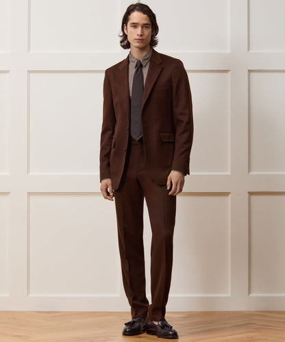 Italian Cashmere Sutton Trouser - Chocolate
