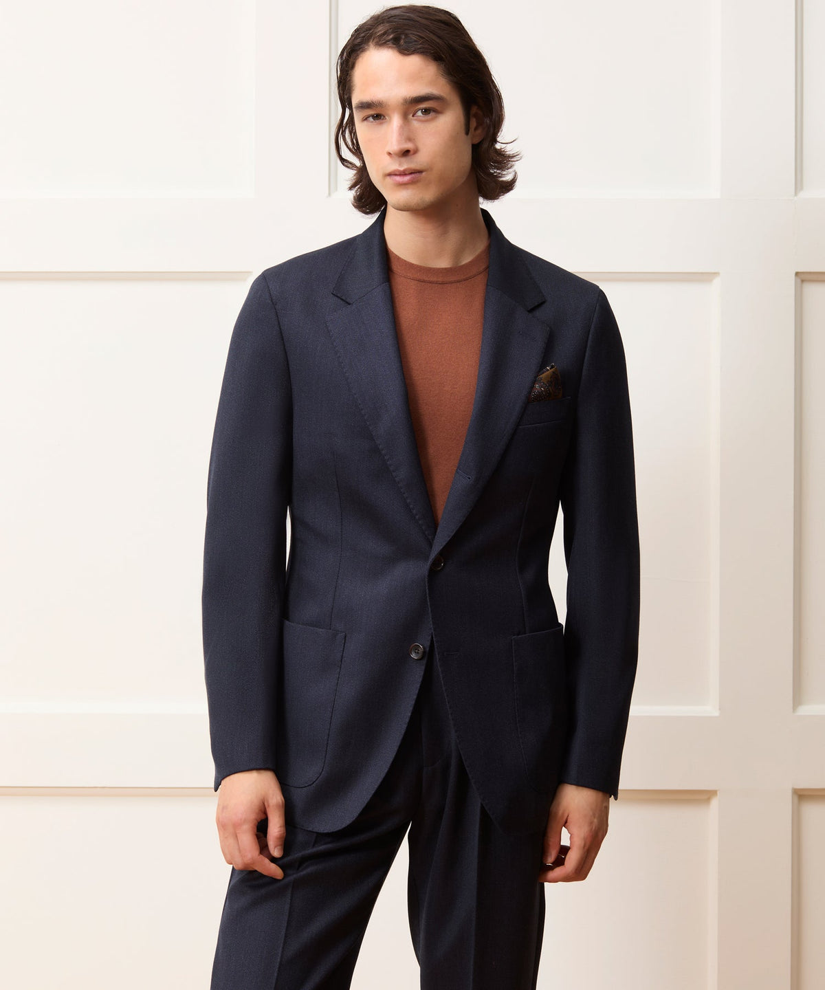 Italian Cavalry Twill Madison Jacket - Indigo