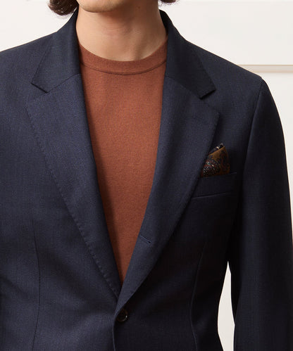 Italian Cavalry Twill Madison Jacket - Indigo