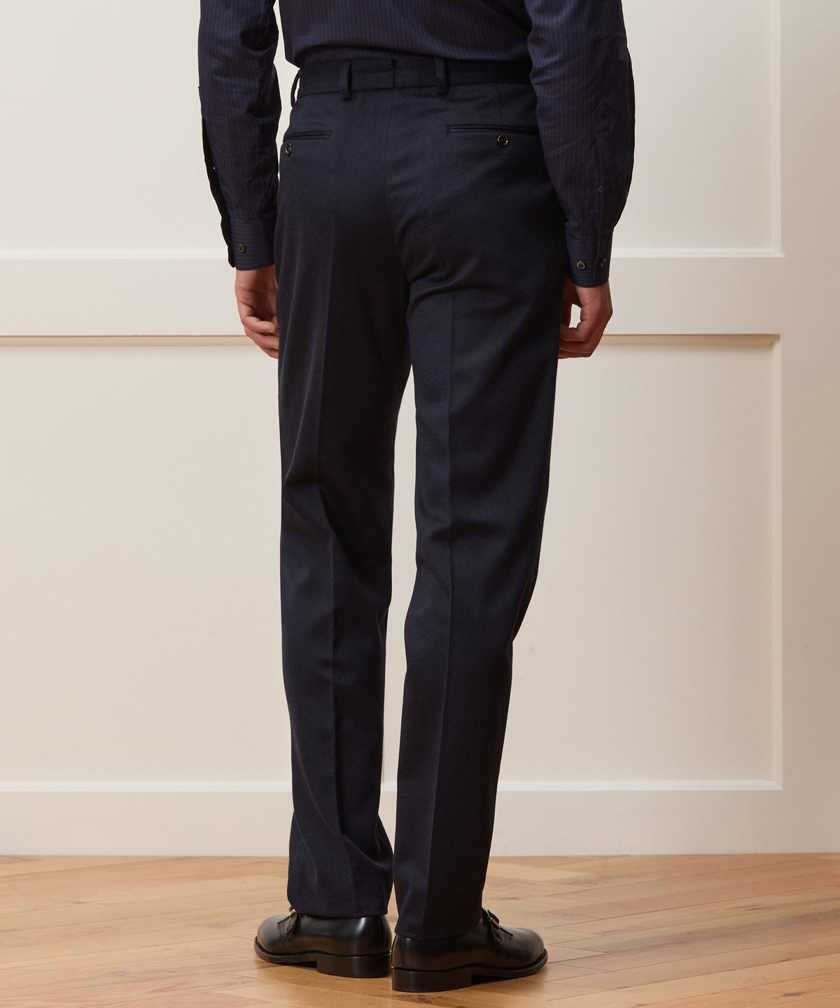 Italian Cashmere Sutton Trouser - Navy
