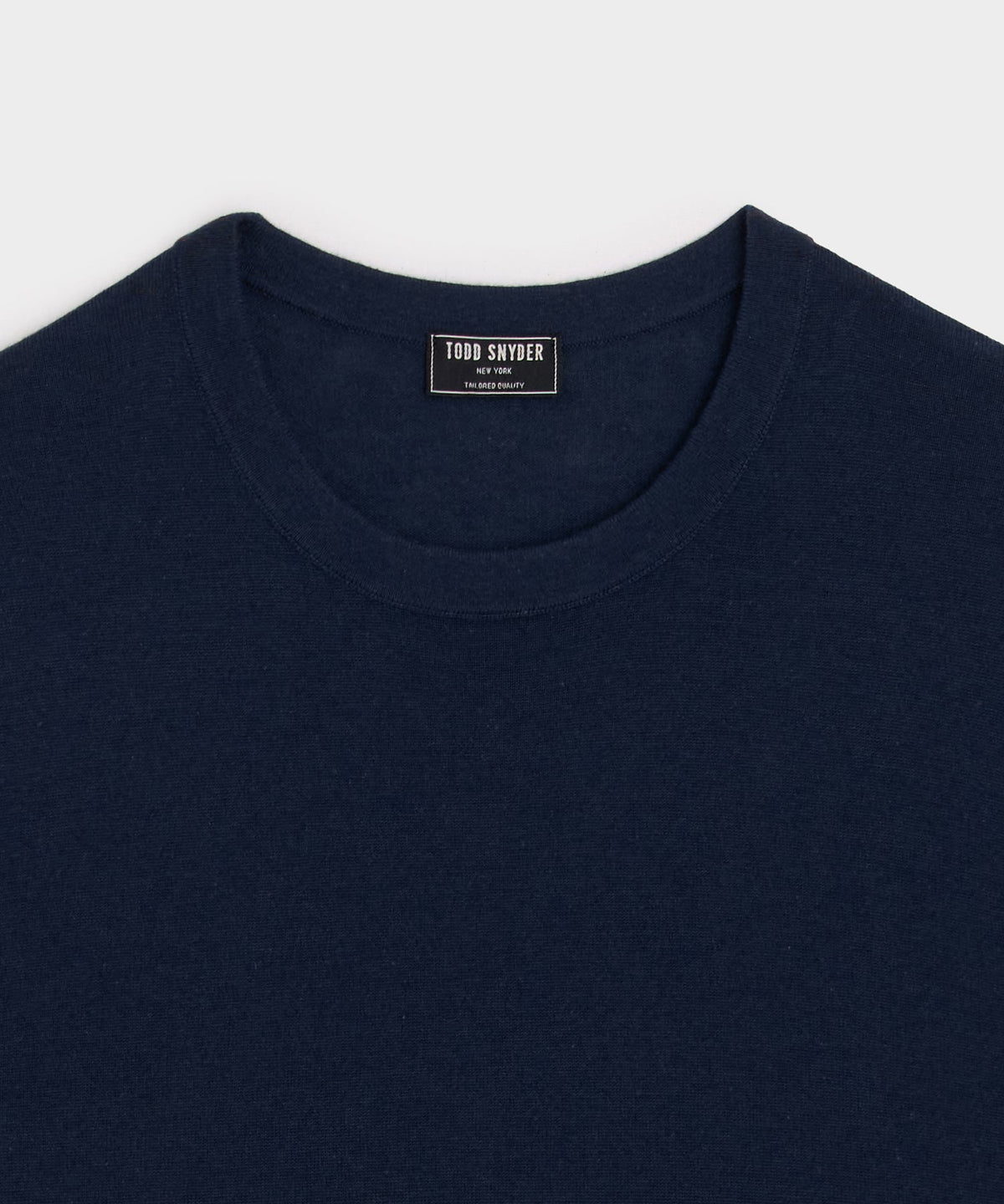 Silk-Cashmere Crewneck Sweater - Navy