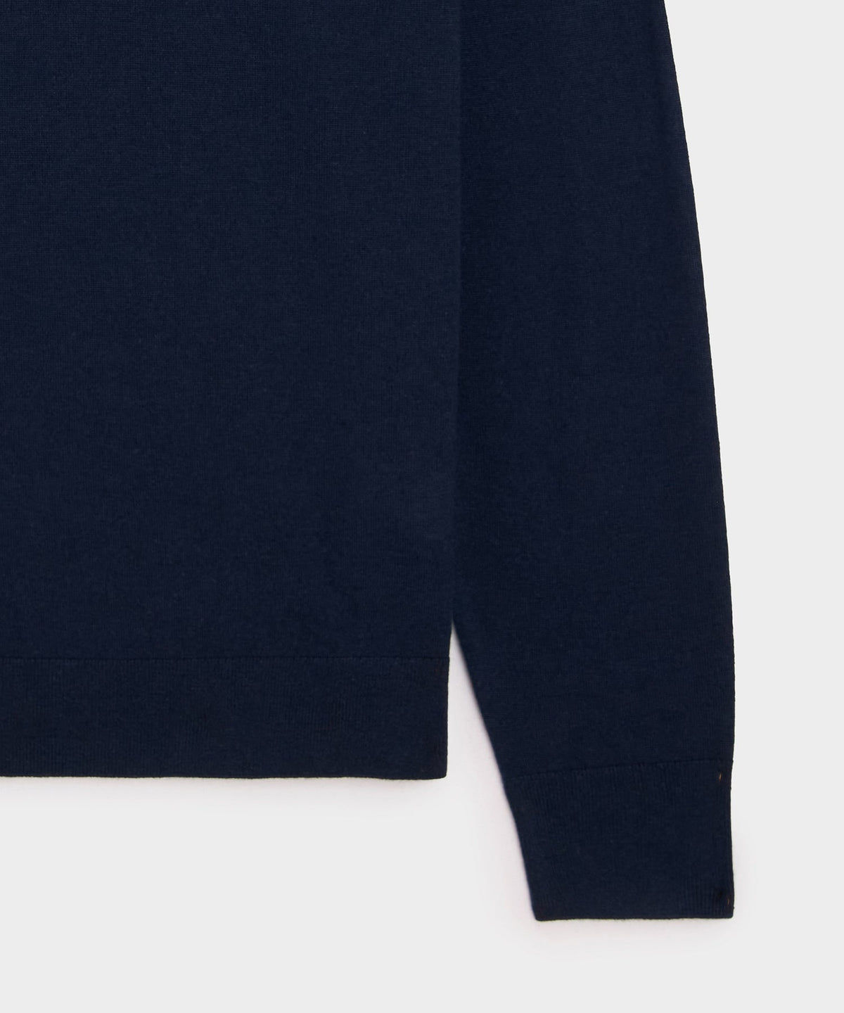 Silk-Cashmere Crewneck Sweater - Navy