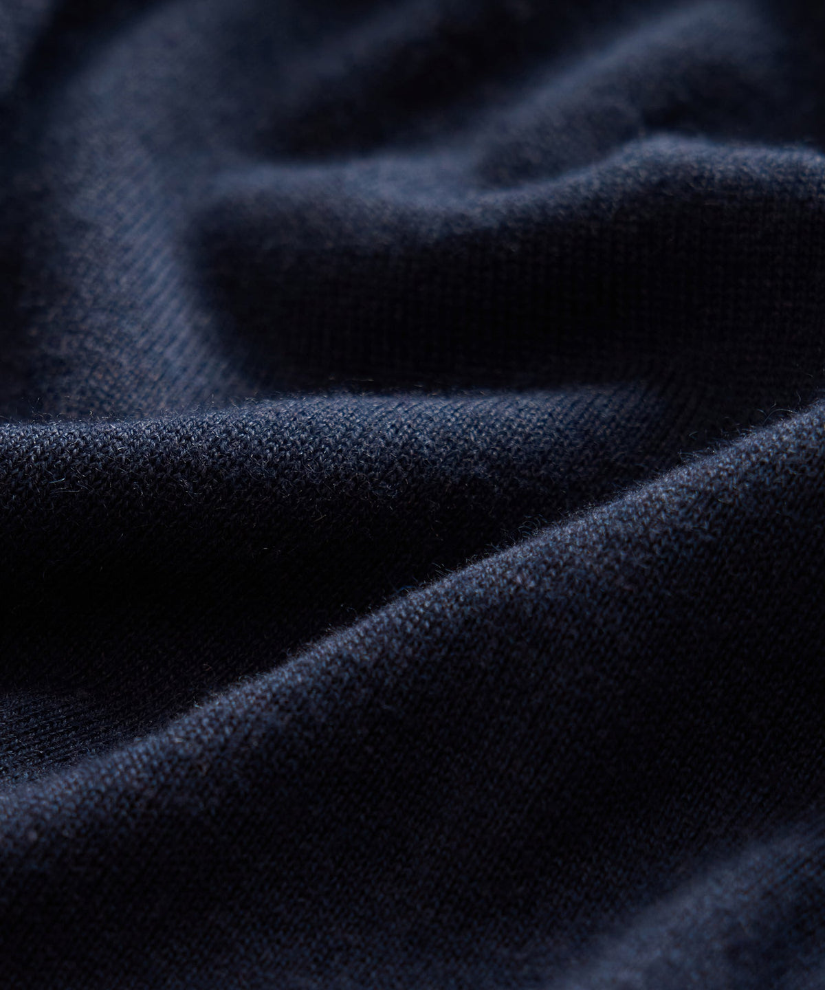 Silk-Cashmere Crewneck Sweater - Navy