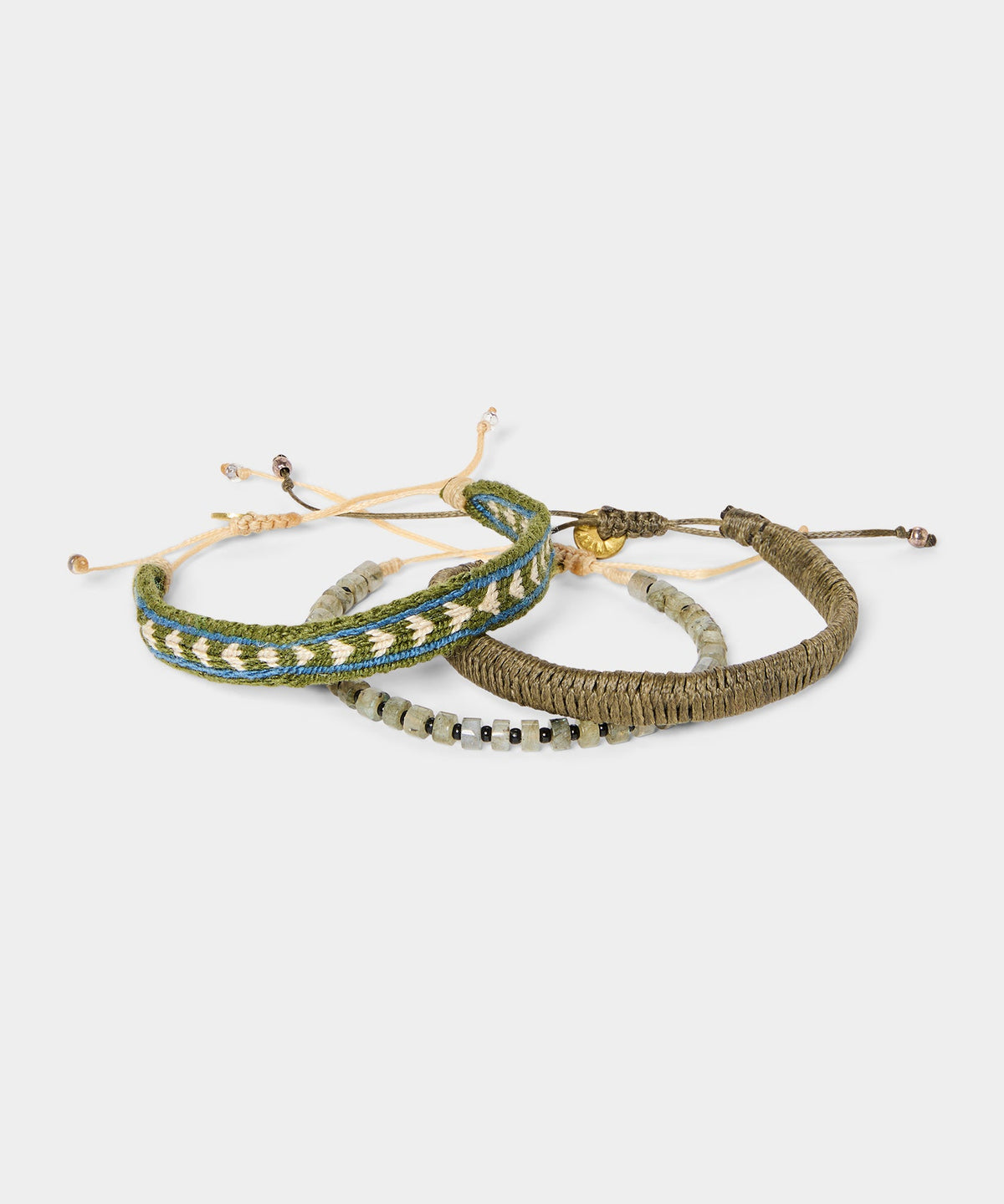 Guanábana Bracelet Set - Brown