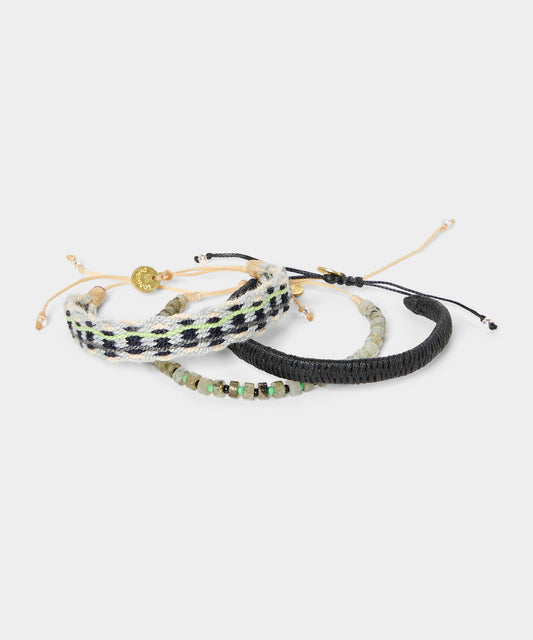 Guanábana Bracelet Set - Blue