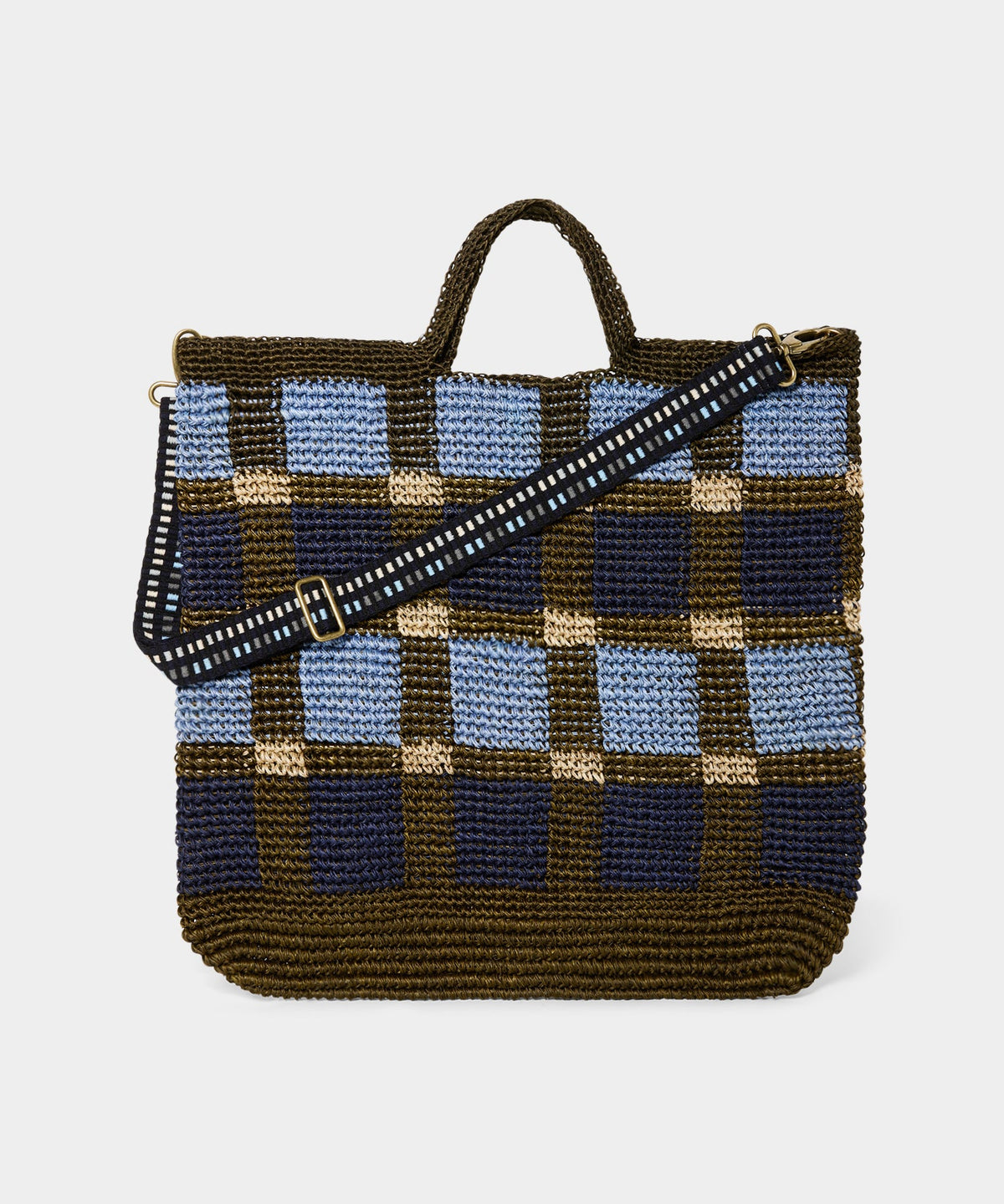 Guanábana Double-Strap Fique Bag - Green