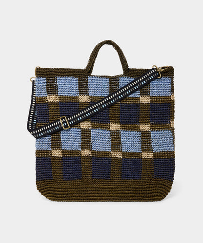 Guanábana Double-Strap Fique Bag - Green