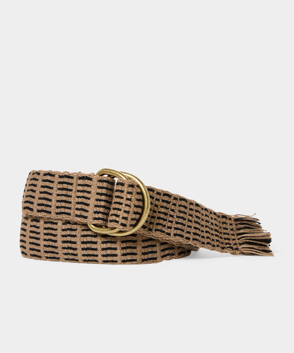 Guanábana O-Ring Fabric Belt - Taupe
