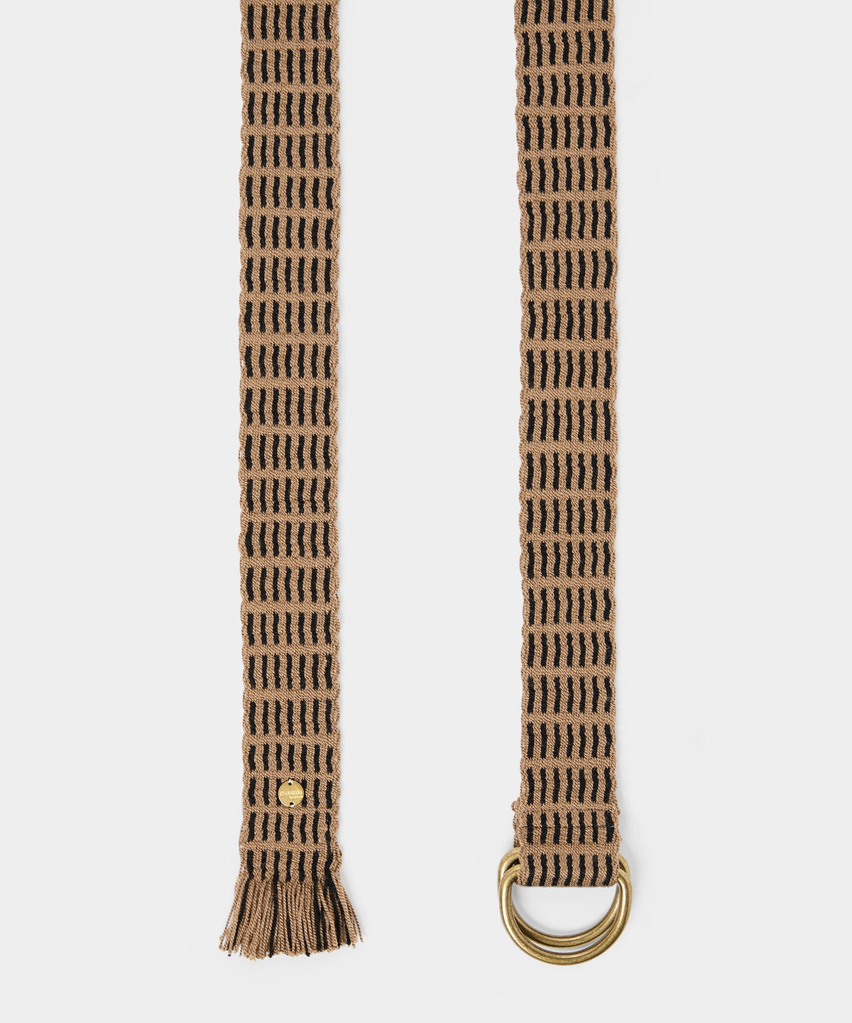 Guanábana O-Ring Fabric Belt - Taupe