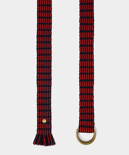 Guanábana O-Ring Fabric Belt - Navy
