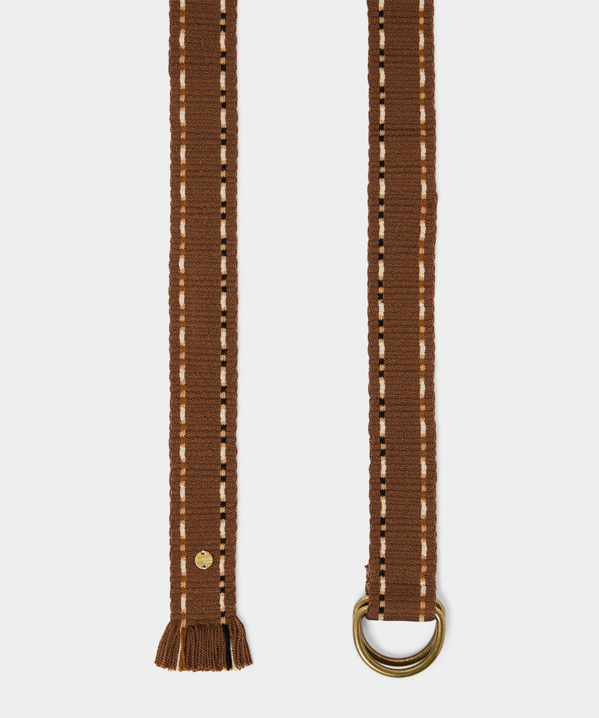 Guanábana O-Ring Fabric Belt - Brown