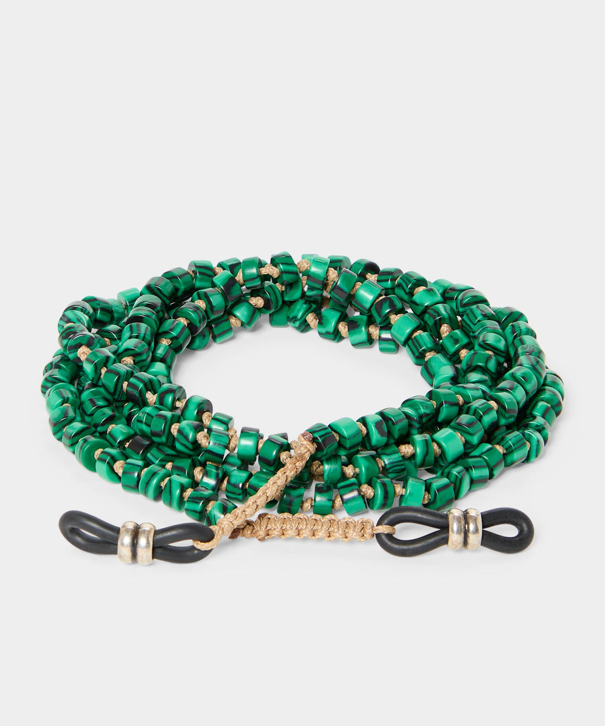 Guanábana Beaded Glasses Cord - Green