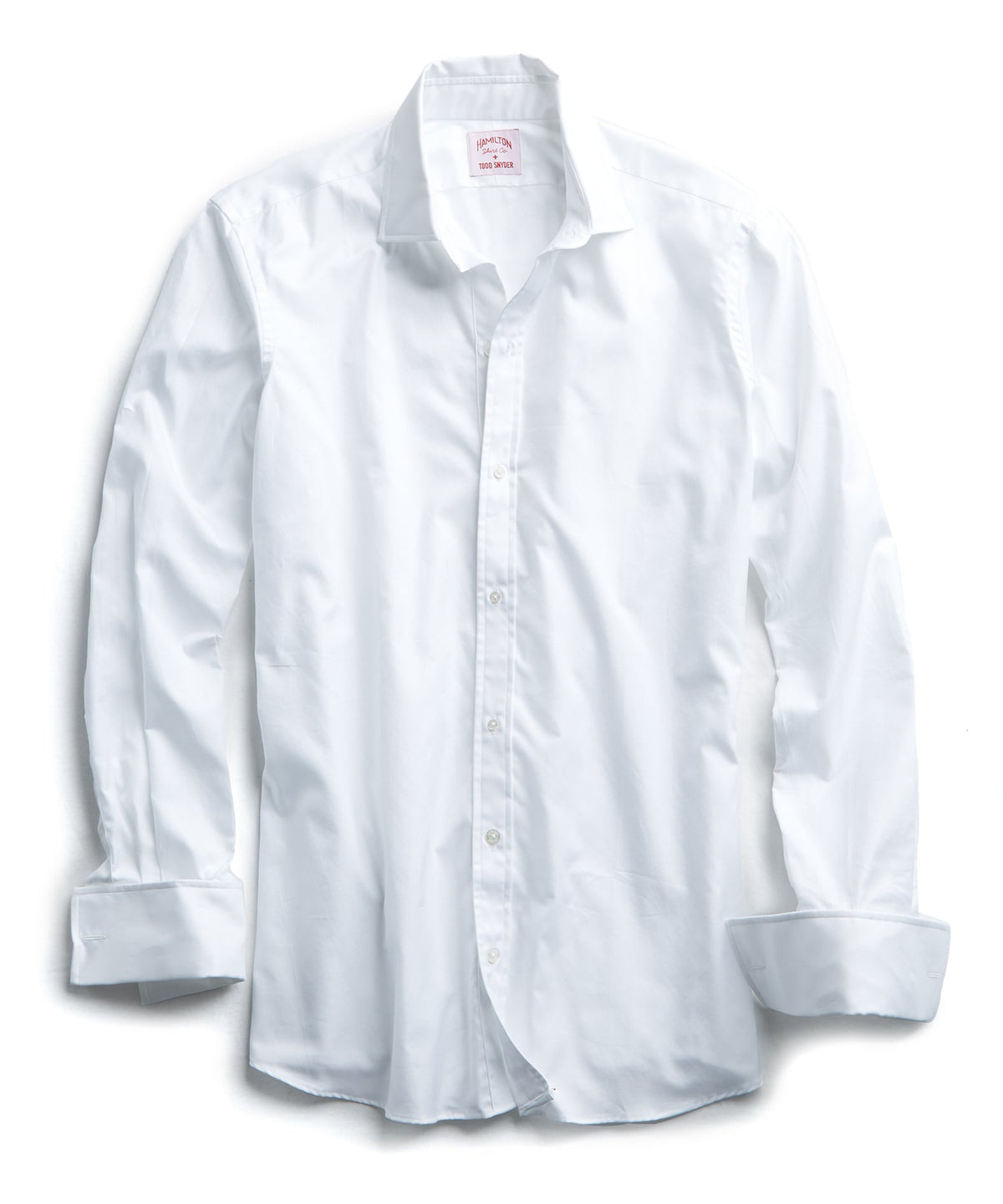 Hamilton + Todd Snyder Tuxedo Shirt with French Cuff - White