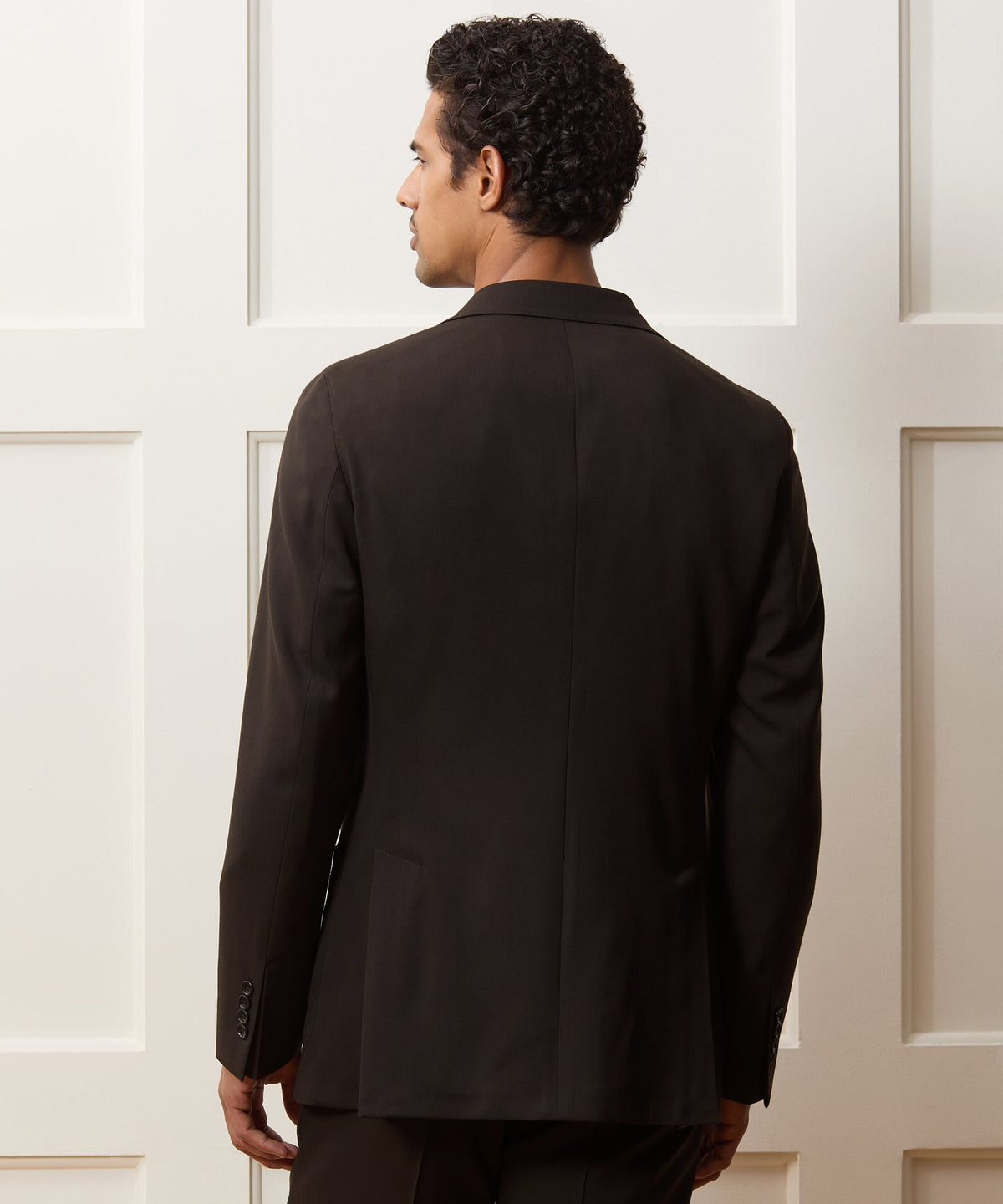 Italian Gabardine Madison Jacket - Caviar