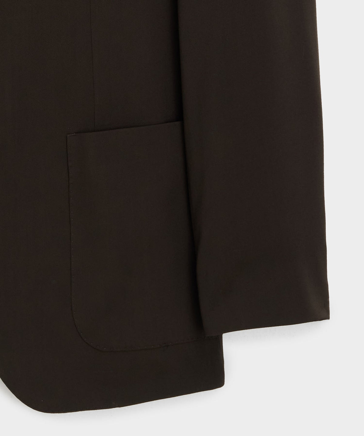 Italian Gabardine Madison Jacket - Caviar