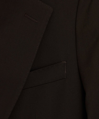 Italian Gabardine Madison Jacket - Caviar