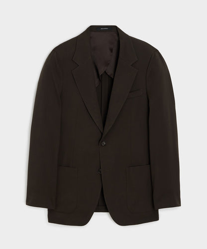 Italian Gabardine Madison Jacket - Caviar