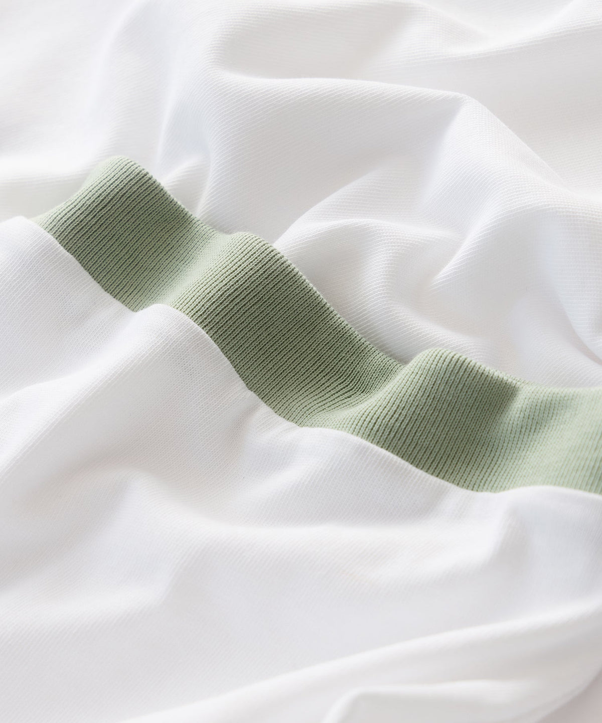 Boxy Jersey Ringer Tee - Simply White