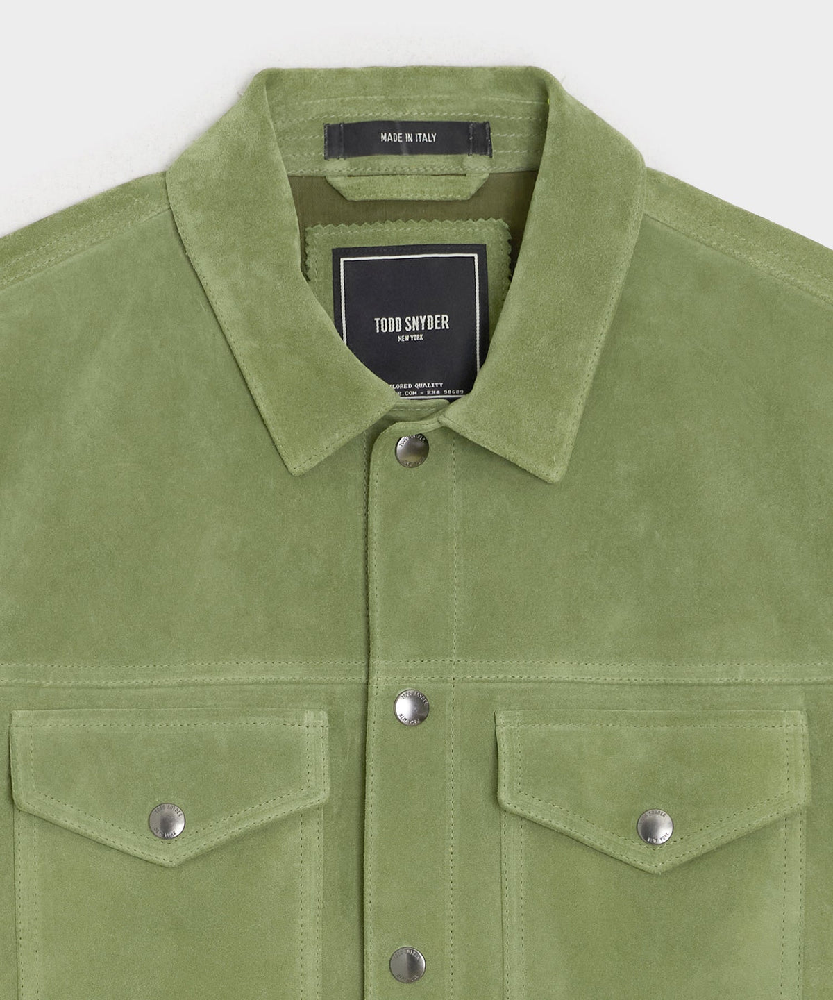 Italian Suede Dylan Jacket - Desert Sage