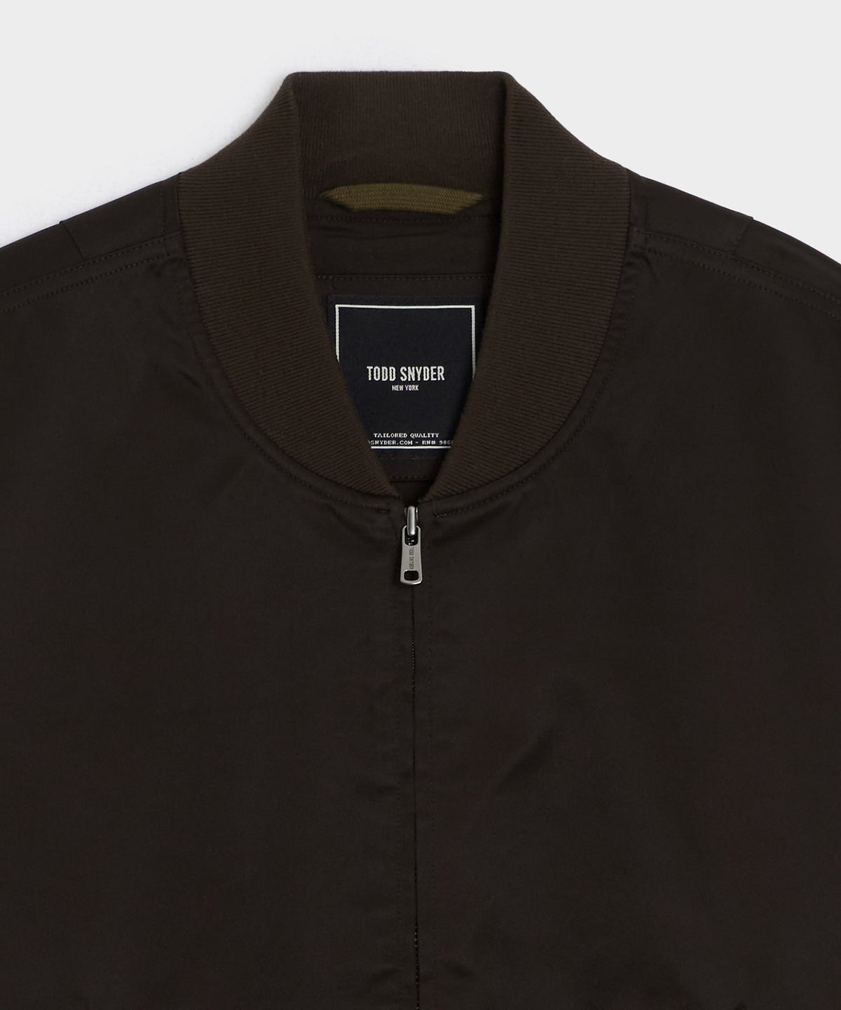 Satin Flight Jacket - Burgundy
