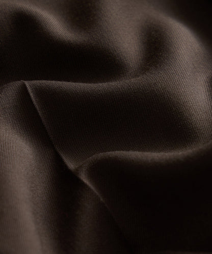 Italian Gabardine Side Tab Trouser - Caviar