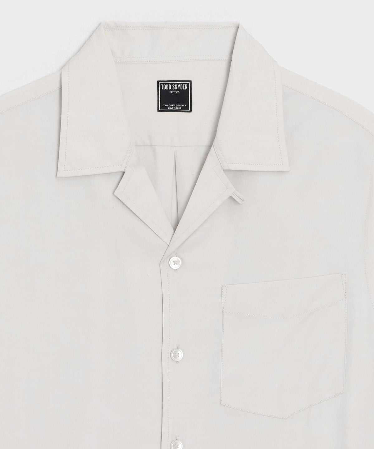 Sueded Tencel Hollywood Shirt - Cream