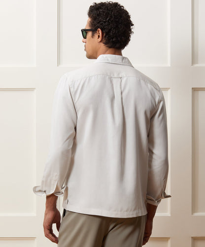 Sueded Tencel Hollywood Shirt - Cream