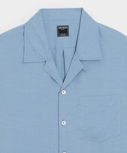 Sueded Tencel Hollywood Shirt - Light Blue